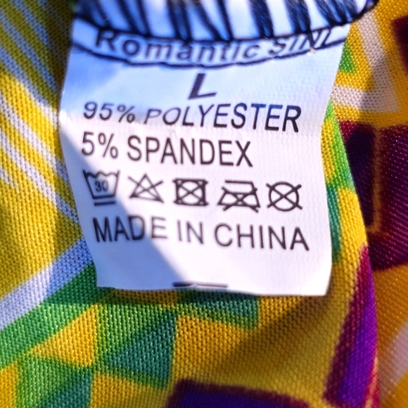 NWT Romantic Sini Women's Yellow Pattern Sleeveless Stretchy Tube Sundress - Picture 9 of 9